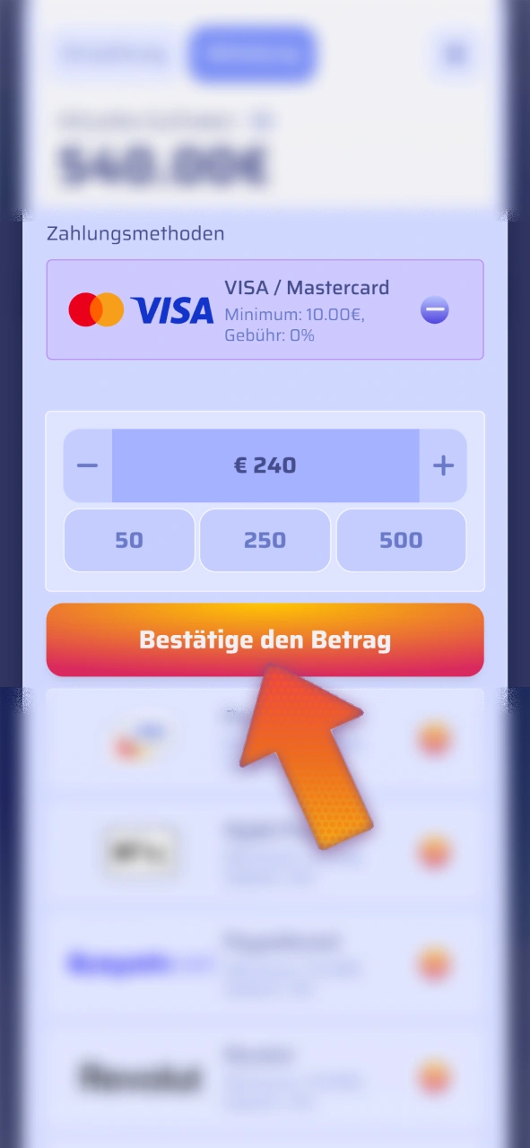 Bestätigen Sie Ihre Auszahlungsanforderung im Spinrollz Casino.