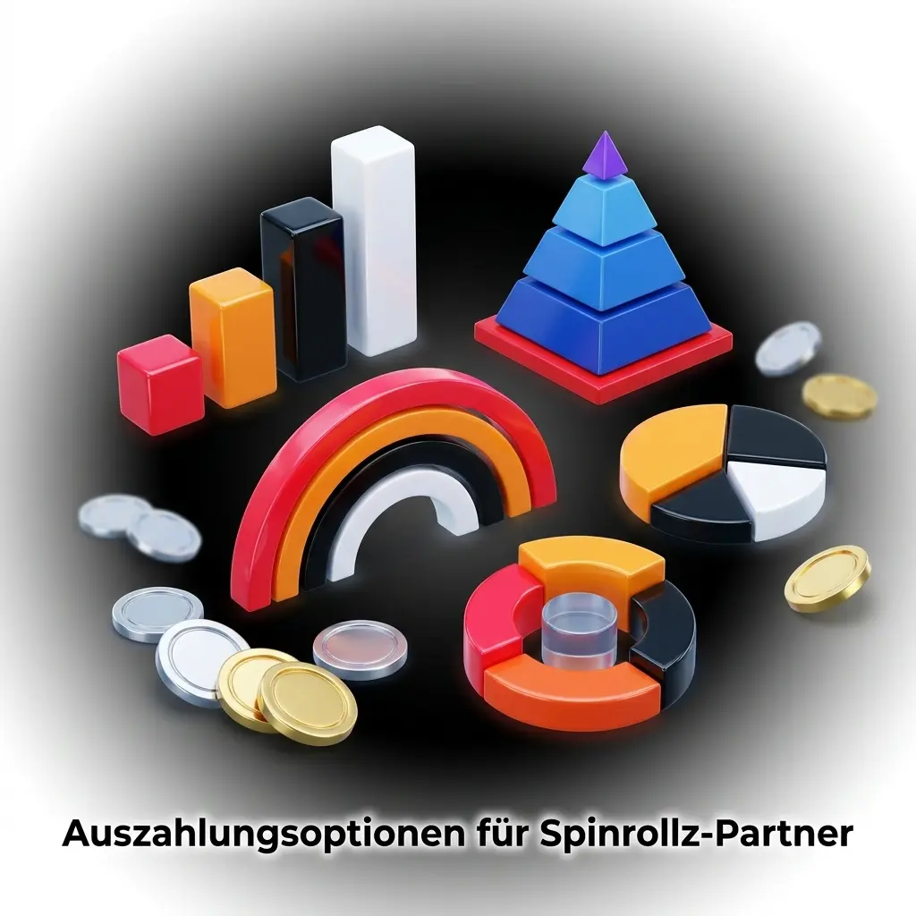 Spinrollz Affiliate Auszahlungsmethoden: Mastercard, E-Wallets und Kryptowährungen mit 100 EUR Mindestausschüttung