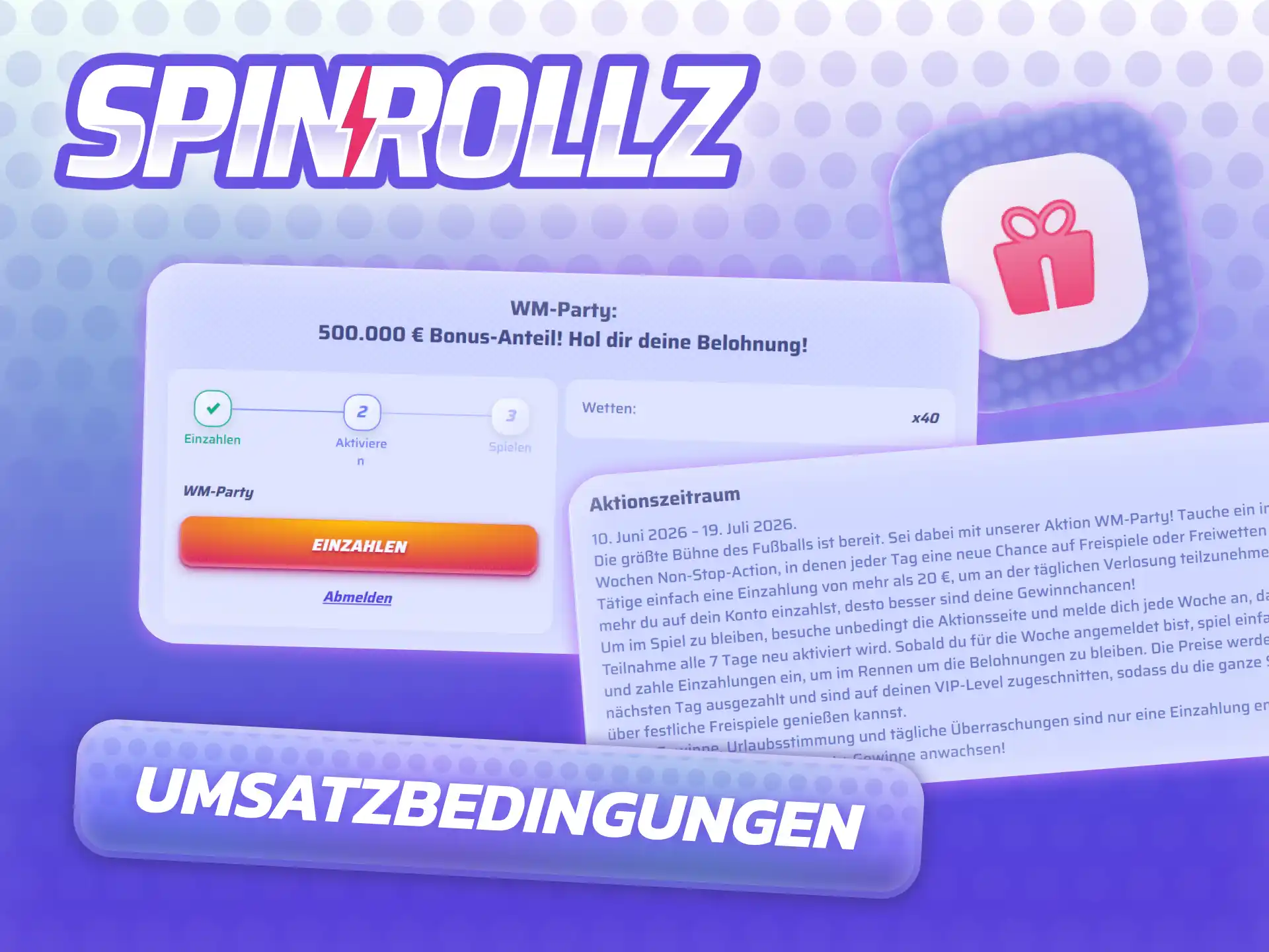 Spinrollz-Umsatzbedingungen: Bonus, Freispiele und Wettanforderungen für erfolgreiche Auszahlung erfüllen.