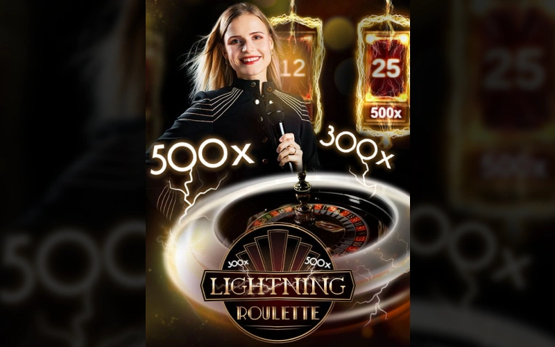Setzen Sie auf glückliche Zahlen beim Live Lightning Roulette bei Spinrollz.