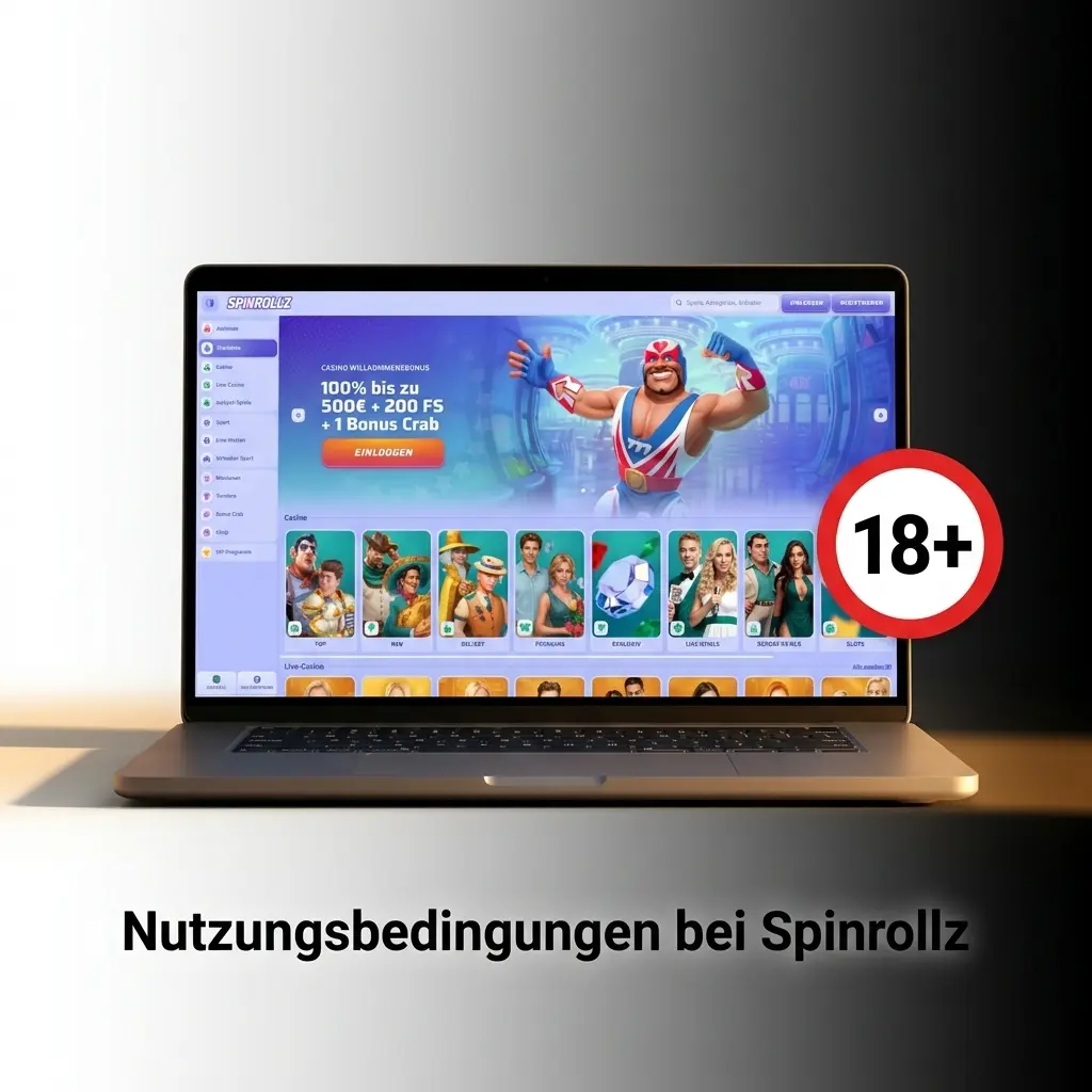 Spinrollz Nutzungsbedingungen: Mindestalter 18+, KYC-Pflicht, Bonusbedingungen und Fair-Play-Regeln für deutsche Spieler