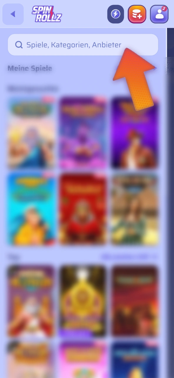 Wählen Sie einen der Hunderte von Video-Slots im Spinrollz Casino.