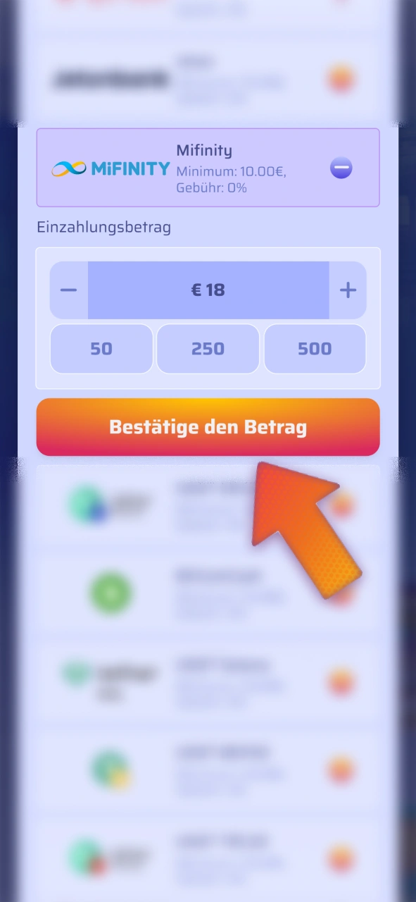 Laden Sie Ihr Konto auf, um die Walzen der Spinrollz Slots zu drehen.