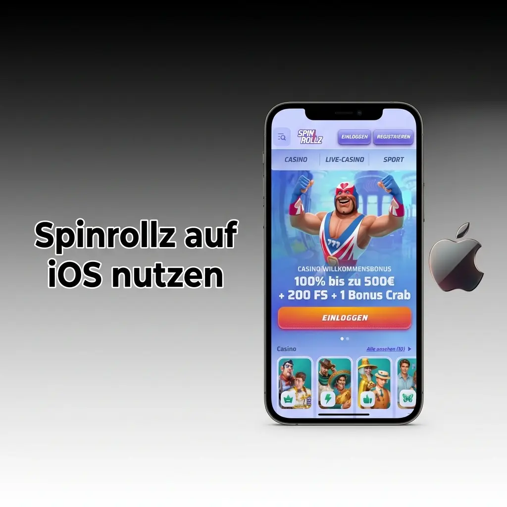 Spinrollz PWA auf iPhone oder iPad installieren – Safari Teilen-Menü zum Home-Bildschirm hinzufügen