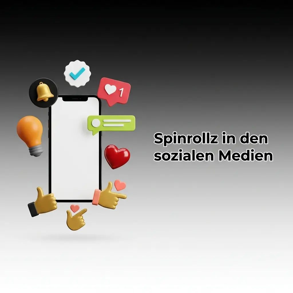 Spinrollz Social-Media-Präsenz auf Instagram und X für Support, Aktionen und allgemeine Anfragen