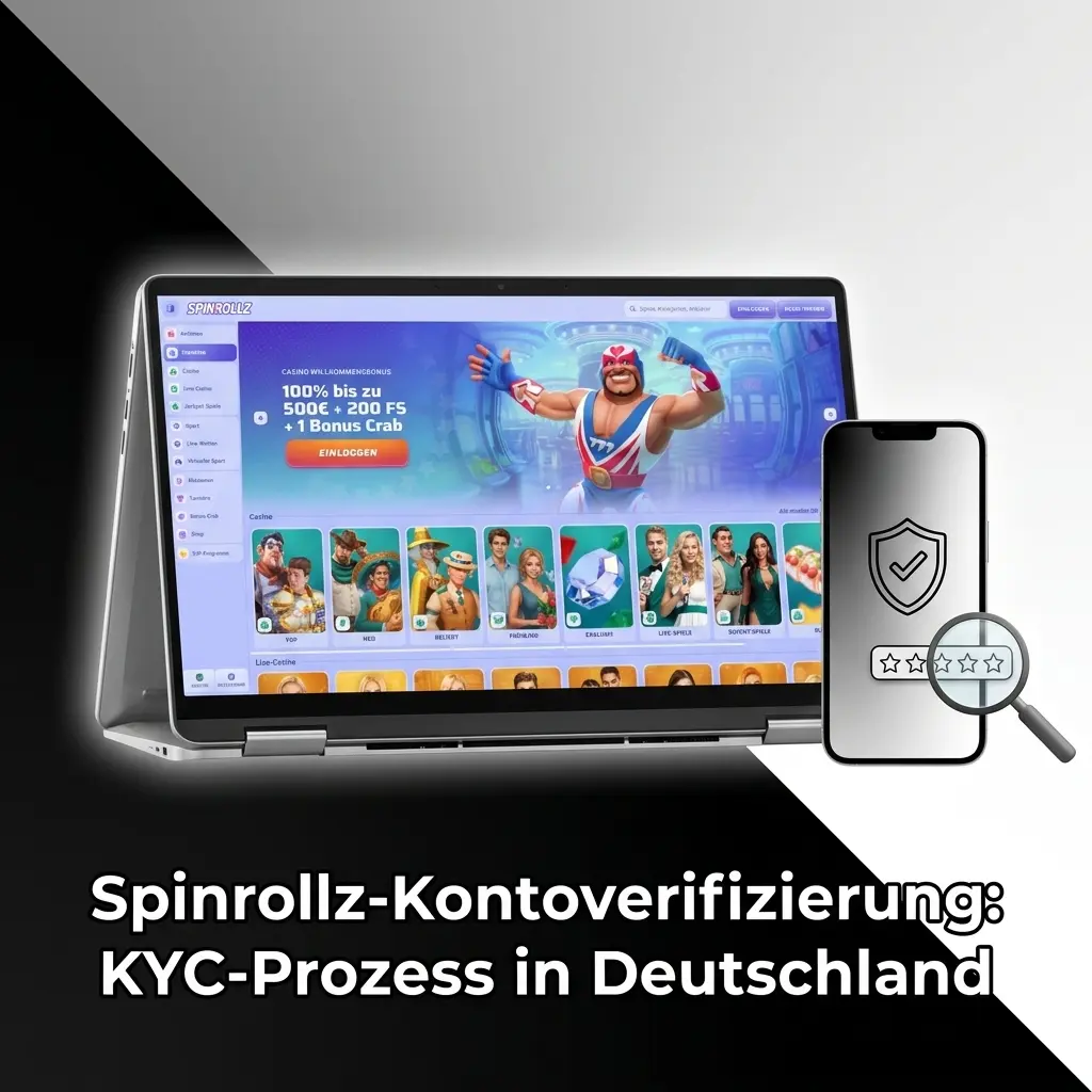 Spinrollz KYC-Verifizierung in Deutschland: Identitätsnachweis und Dokumente hochladen für Kontofreischaltung