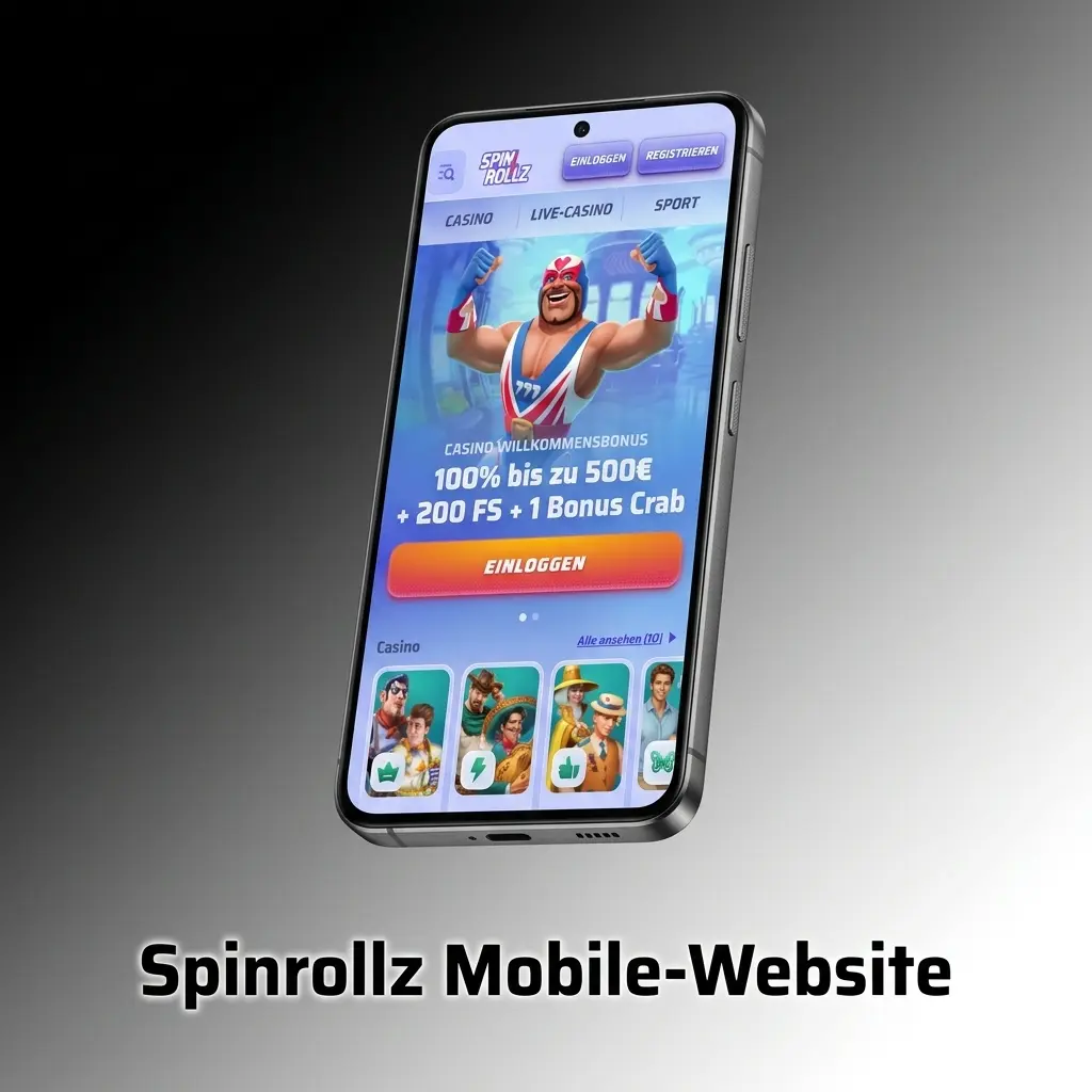 Spinrollz mobile Website Deutschland – Browser-Zugriff ohne Installation, kompatibel mit Android und iOS