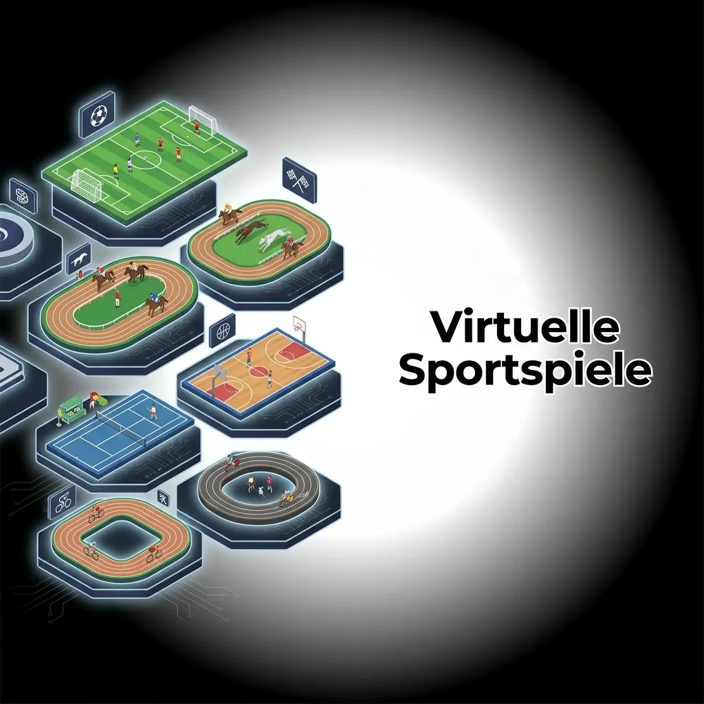 Virtuelle Sportspiele bei Spinrollz: Fußball, Pferderennen, Hunde-Rennen und mehr mit RNG-Logik