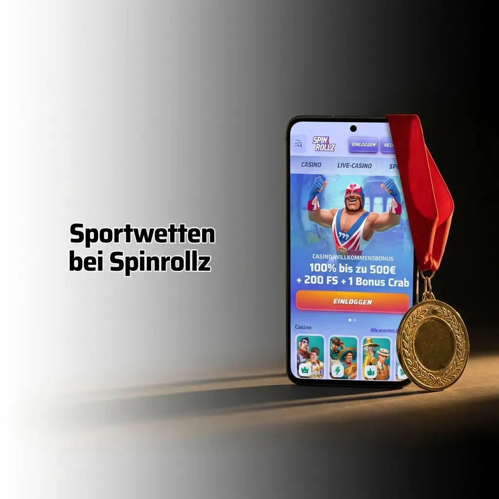 Sportwetten bei Spinrollz – Fußball, Tennis, Basketball, Eishockey, E-Sports und mehr für deutsche Nutzer
