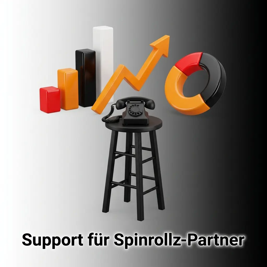 Spinrollz Affiliate-Support für deutsche Partner: 24/7 Hilfe per E-Mail, Live-Chat und persönlichem Manager